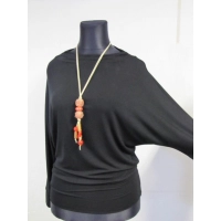 Bluzka Nikita - maxi kimono z przymarszczonym dekoltem